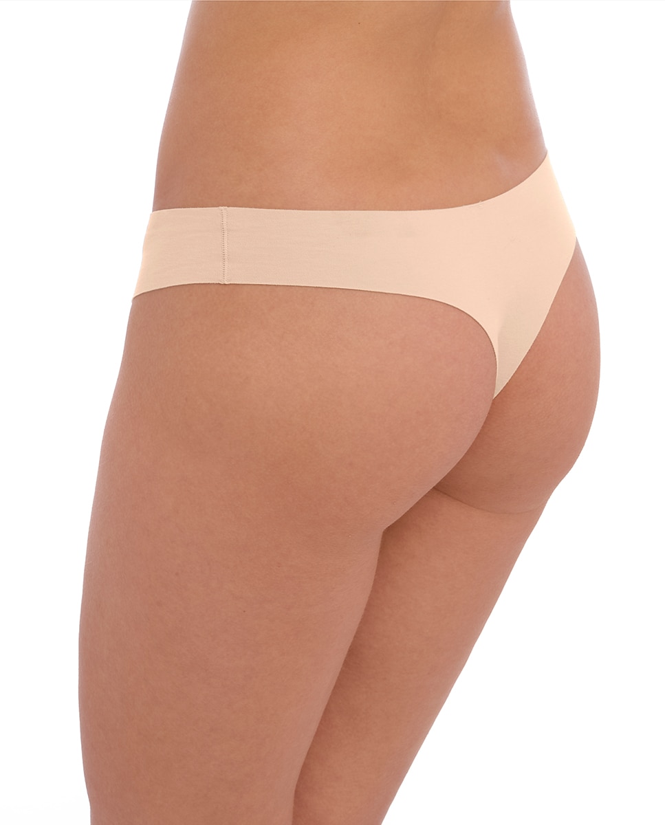 Tanga de cintura média sem costuras Natural-2