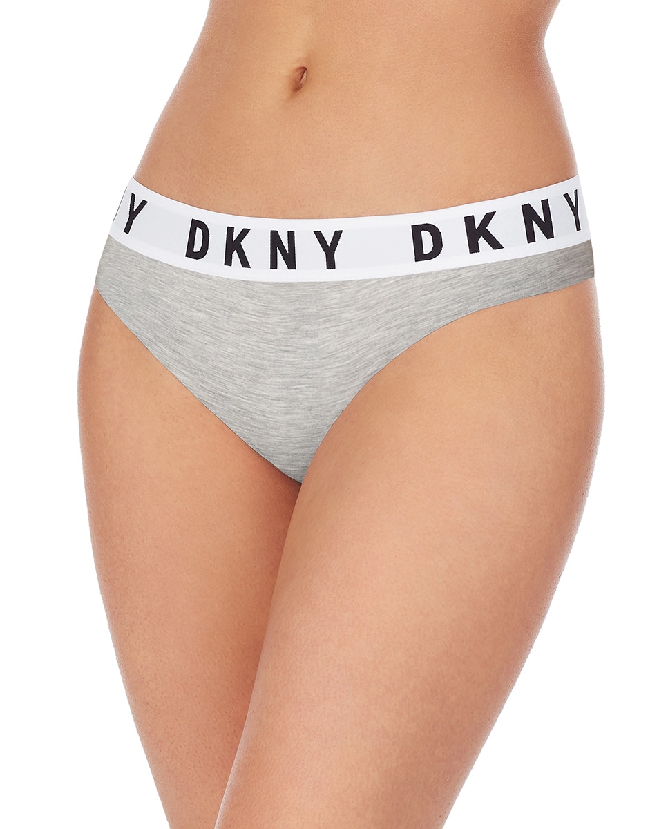Tanga Lisa sem Costuras Cinzento-1