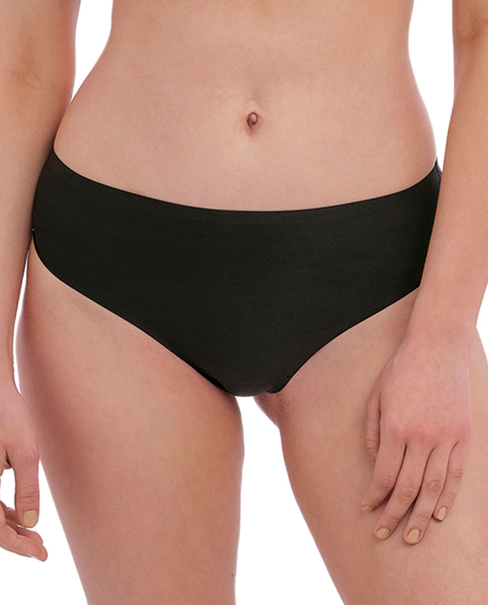 Tanga de tamanho único Preto-1