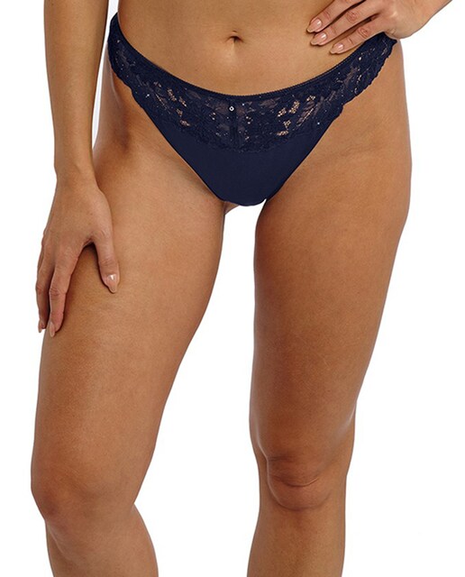 Imagem 0 de Tanga de Cintura Baixa com Renda Floral