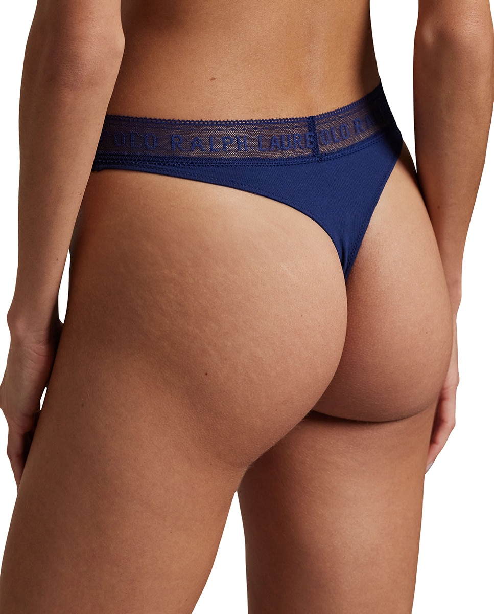 Tanga com Renda - Azul Azul-2