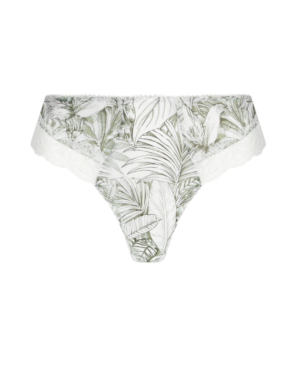 Tanga de Malha com Acabamento Invisível Verde-1