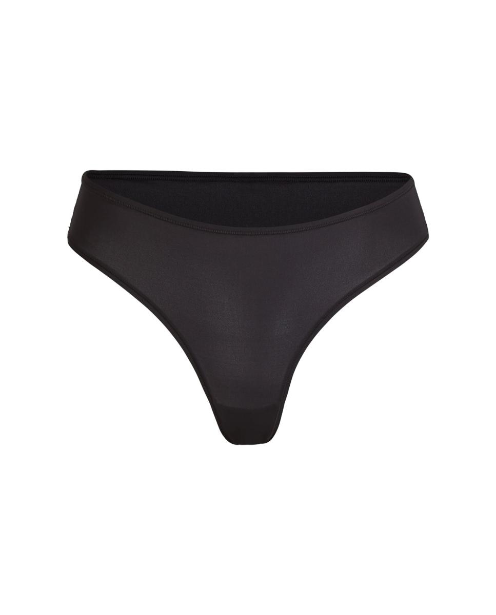 Imagen 3 de Tanga clásica ligera de mujer - Skims - Negro Negro