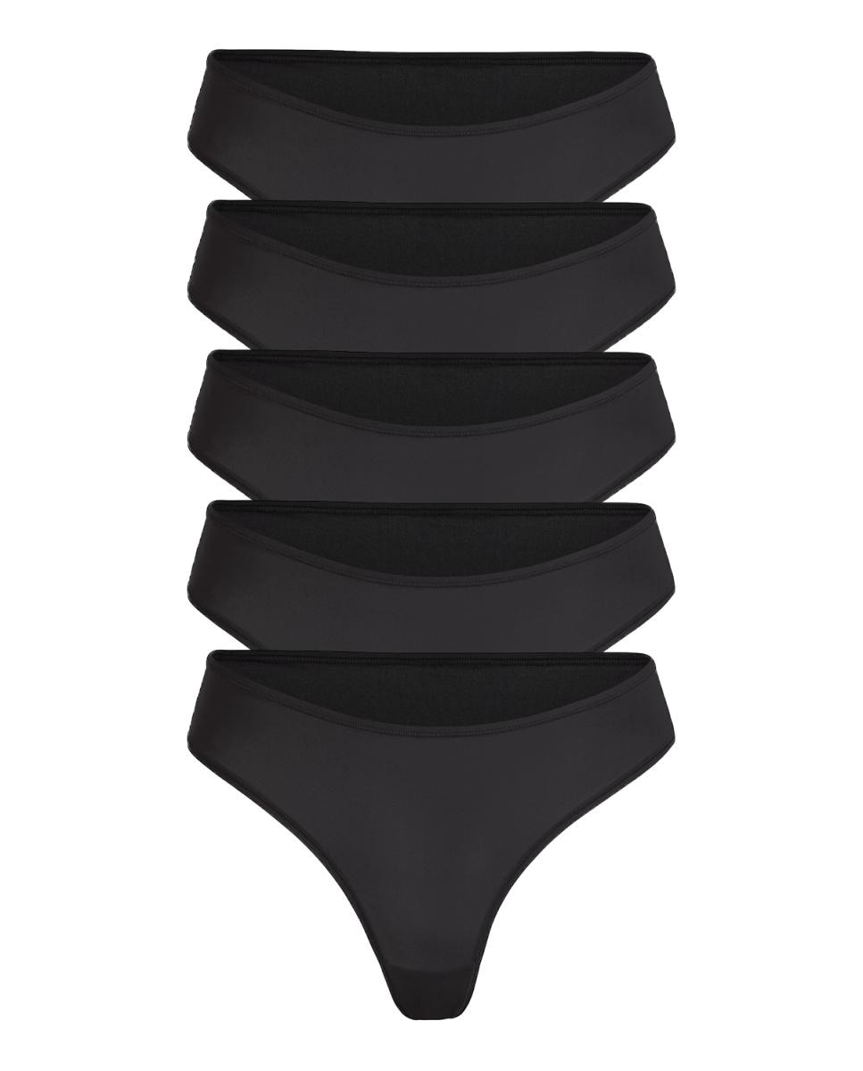 Pack de 5 Tangas Preto-4