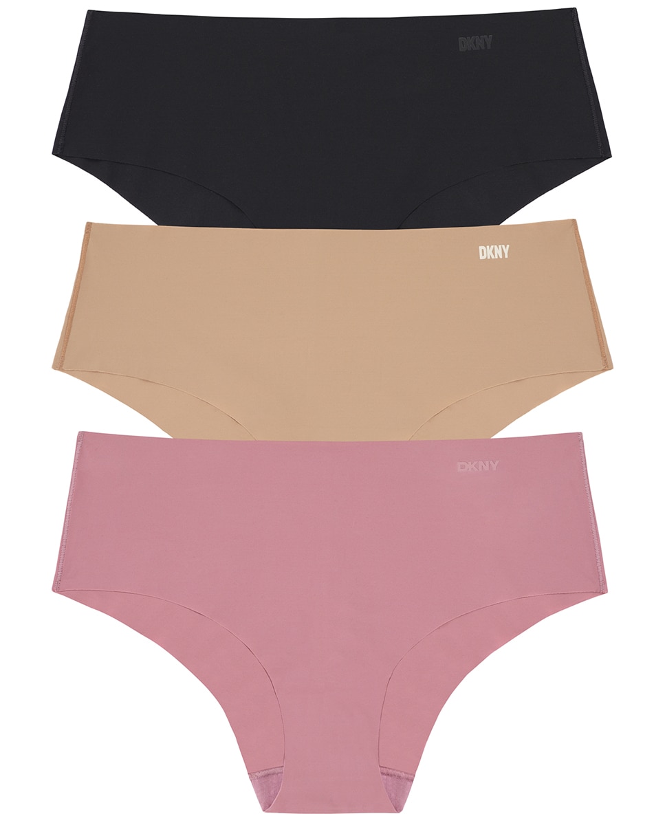 Tripack de Cuecas Hipster sem Costuras Multicolor-1
