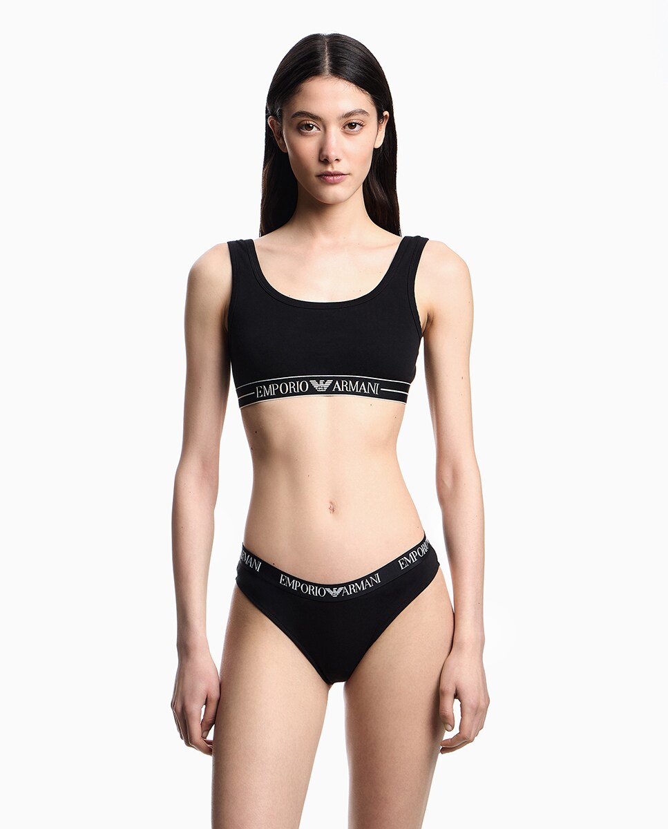 Pack de Duas Cuecas Básicas de Algodão "Essential Cotton" Preto-3