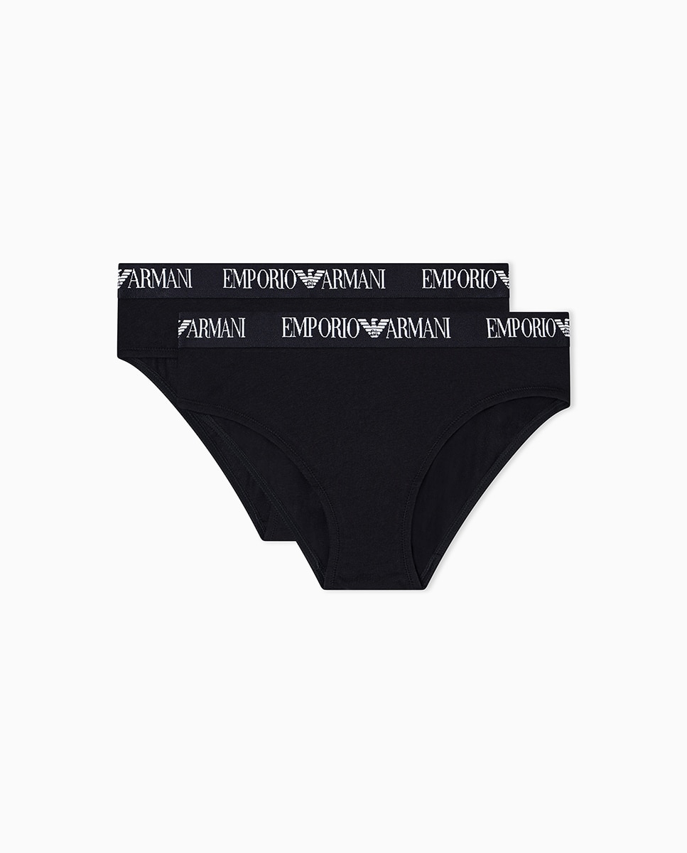 Pack de Duas Cuecas Básicas de Algodão "Essential Cotton" Preto-4