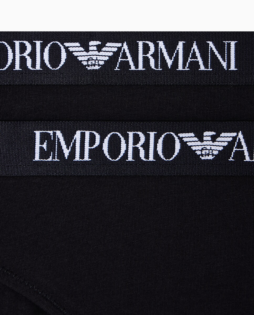 Pack de Duas Cuecas Básicas de Algodão "Essential Cotton" Preto-5