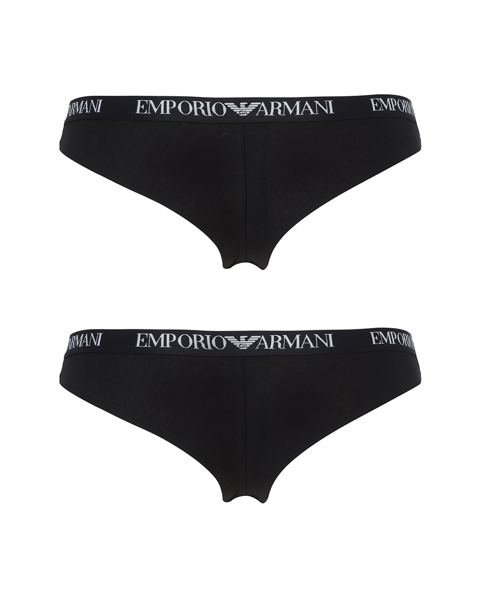 Pack de Duas Cuecas Asa Delta Básicas de Algodão "Essential Cotton" Preto-4