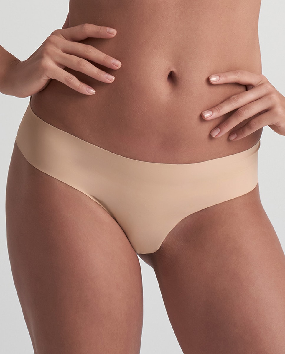 Pack de Duas Tangas Invisíveis sem Costuras Multicolor-1