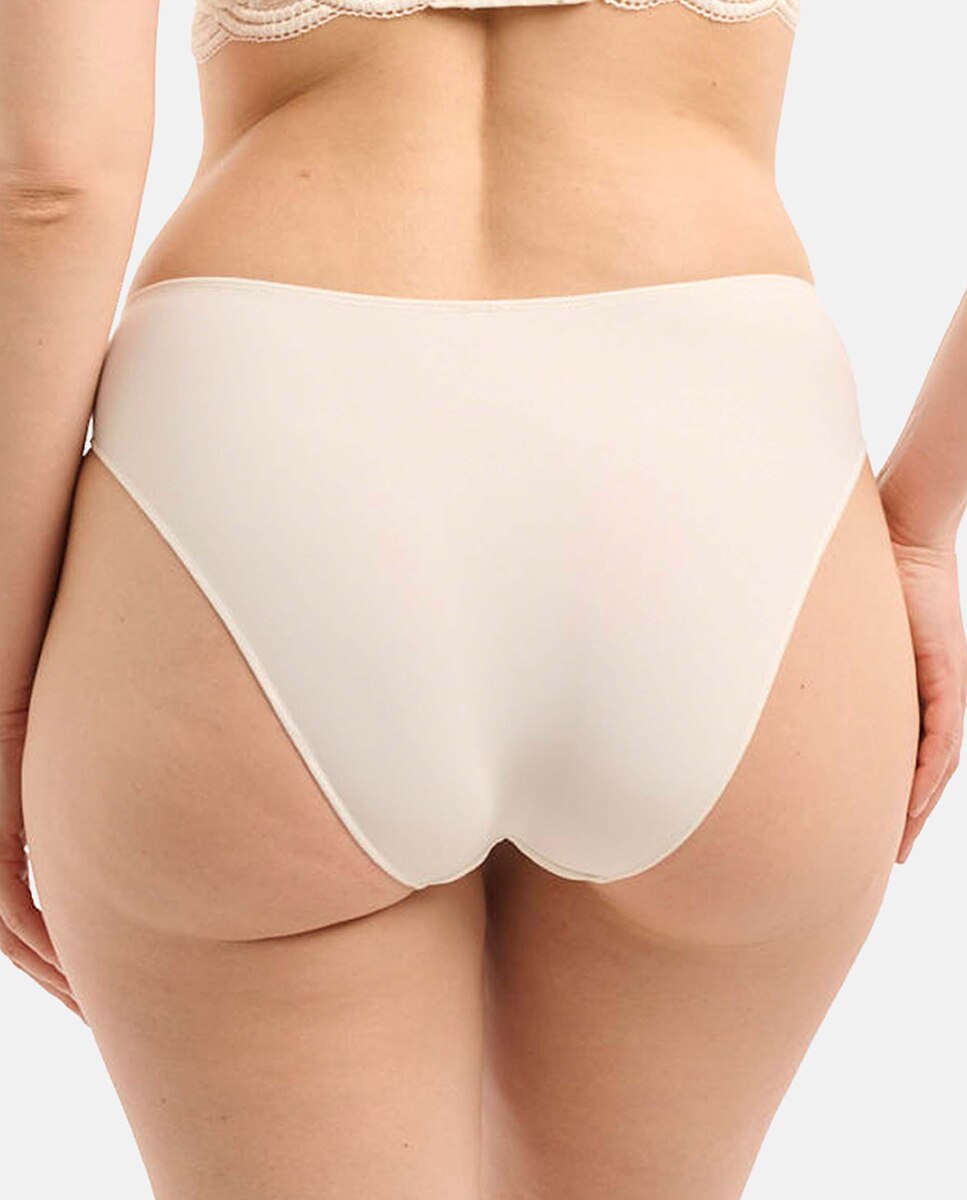 Cueca clássica com costuras planas Cru-2