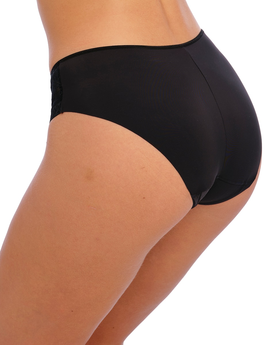 Cueca de Cintura Média Preto-2