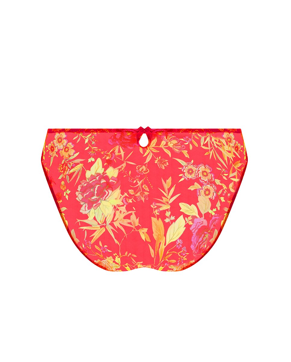 Cueca com Bordados e Rendas Vermelho-4