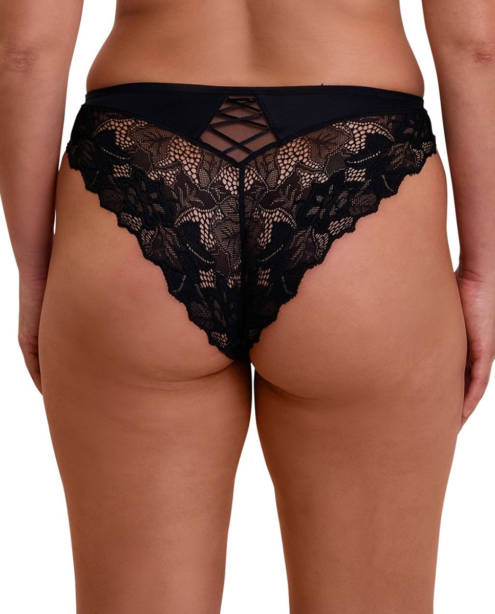 Cueca Tipo Culotte Preto-2