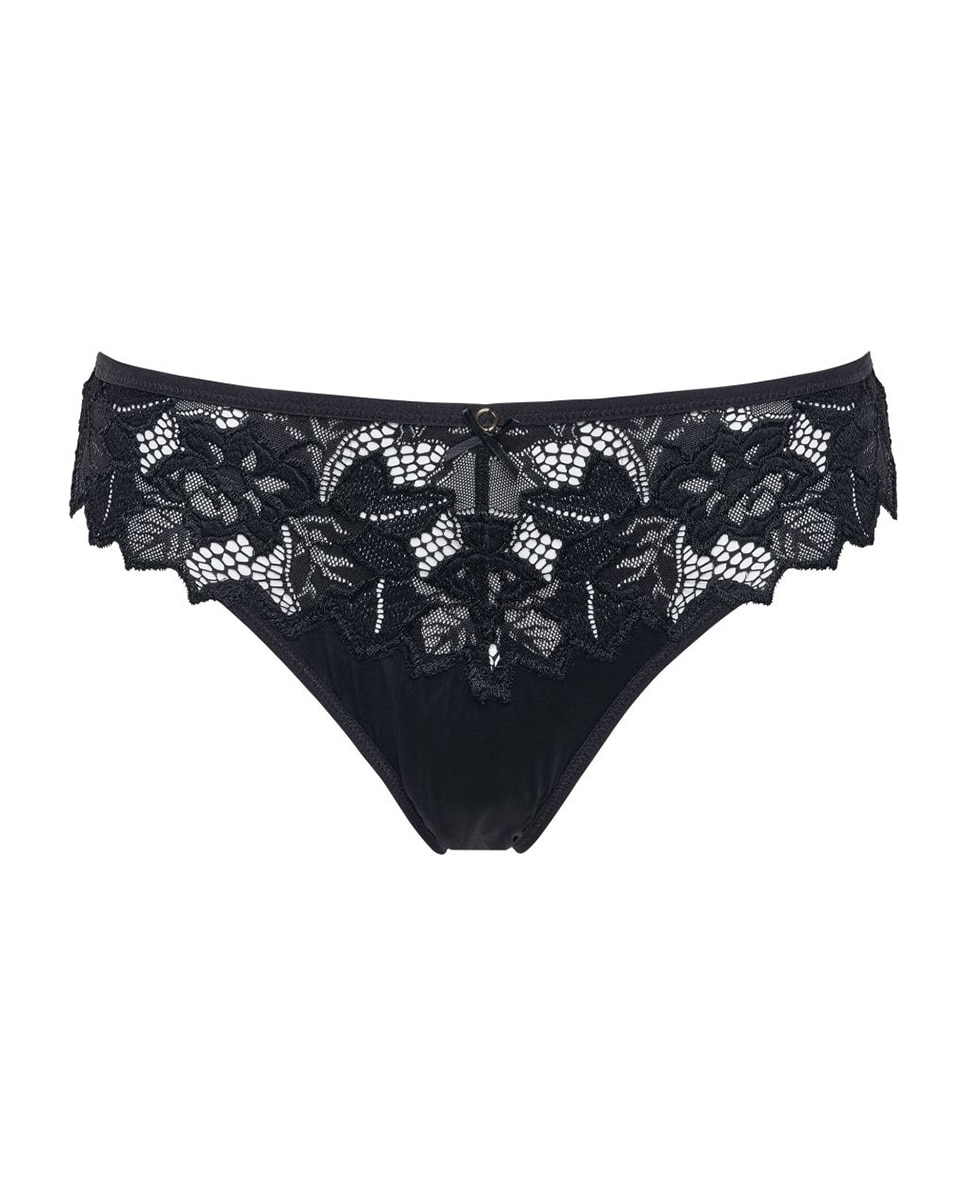 Cueca Tipo Culotte Preto-3