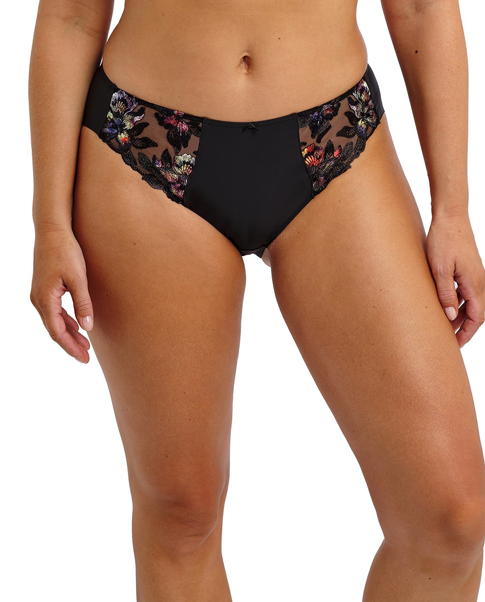 Imagem 0 de Cueca Tamanho Médio Lisa de Renda com Impressão Floral