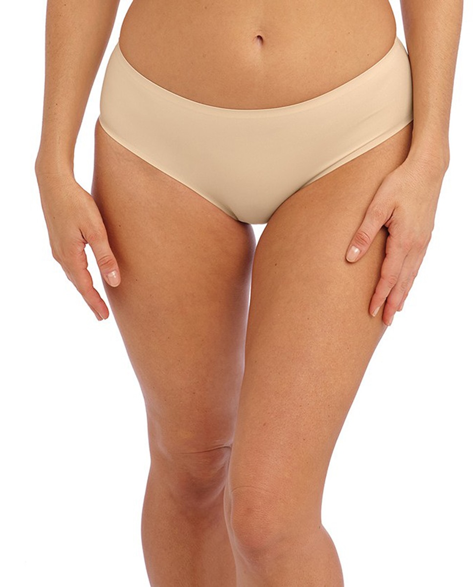Cueca de Cintura Média sem Costuras Tamanho Único Natural-1