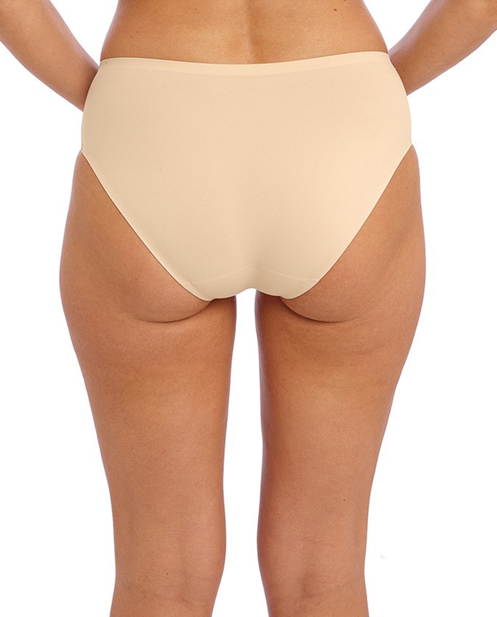 Cueca de Cintura Média sem Costuras Tamanho Único Natural-2