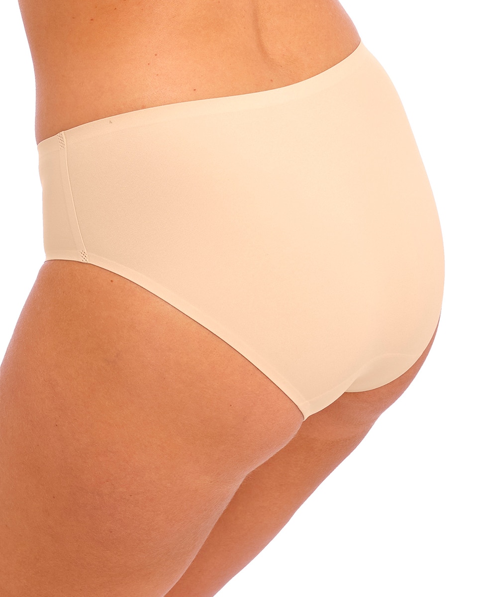 Cueca de Cintura Média sem Costuras Tamanho Único Natural-3