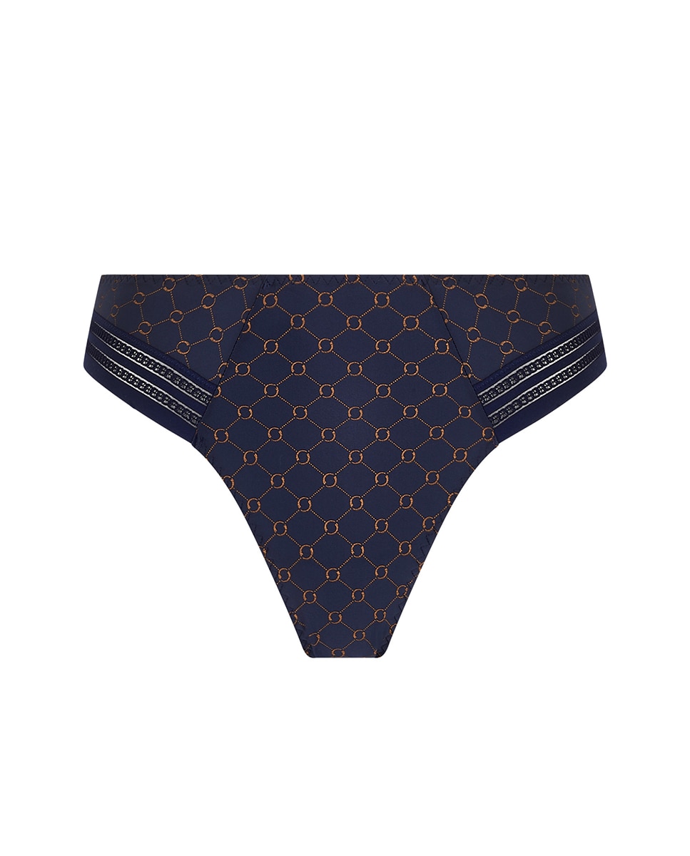 Cueca Tamanho Normal Muito Cómoda com Bom Suporte à Frente e Atrás Azul-marinho-2