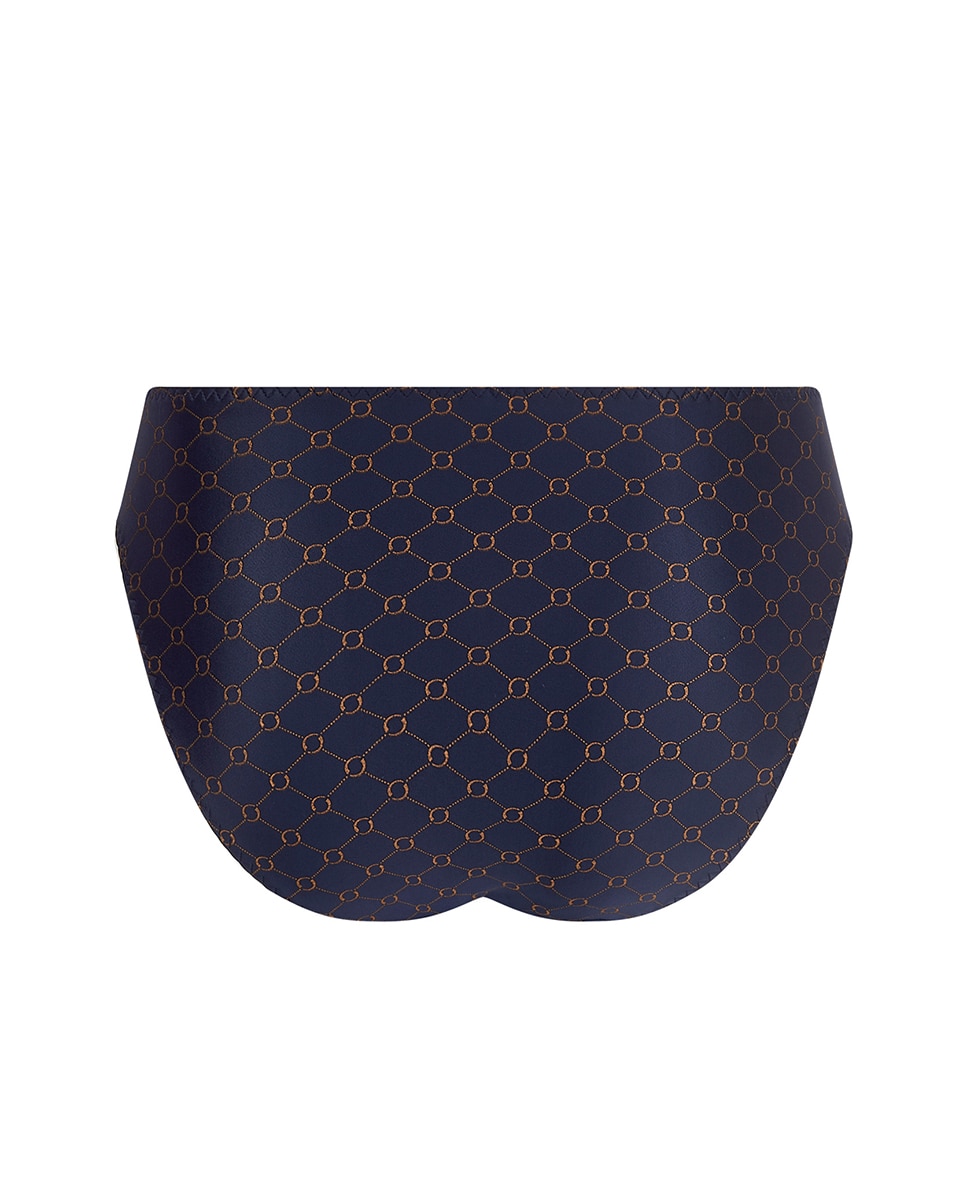 Cueca Tamanho Normal Muito Cómoda com Bom Suporte à Frente e Atrás Azul-marinho-3