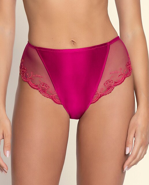 Imagem 0 de Cueca clássica Splendeur Soie Lise Charmel acetinada com bordado