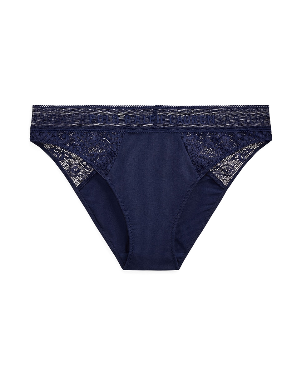 Cueca com Renda - Azul Azul-5