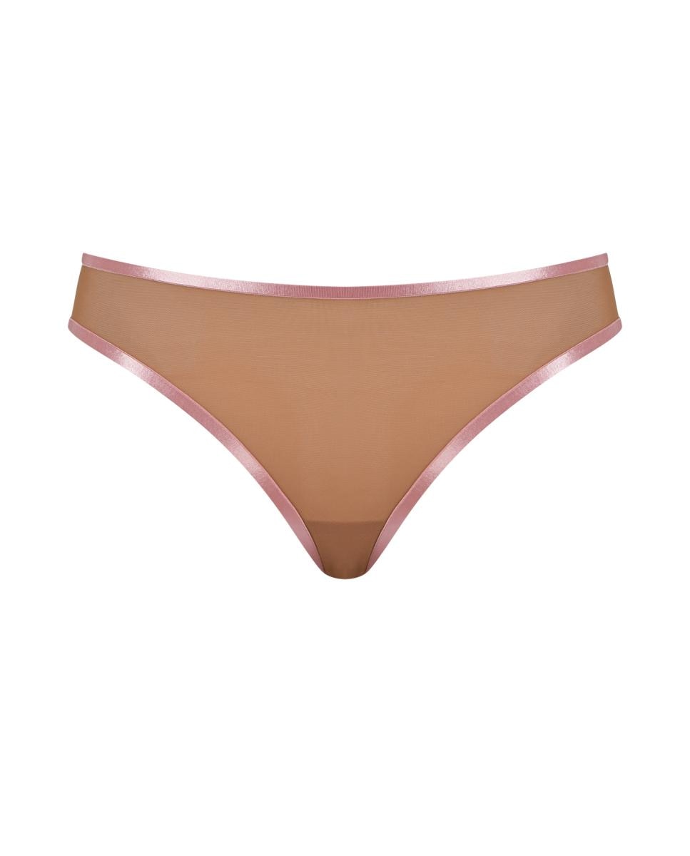 Cueca em Tecido Suave Castanho-claro-7