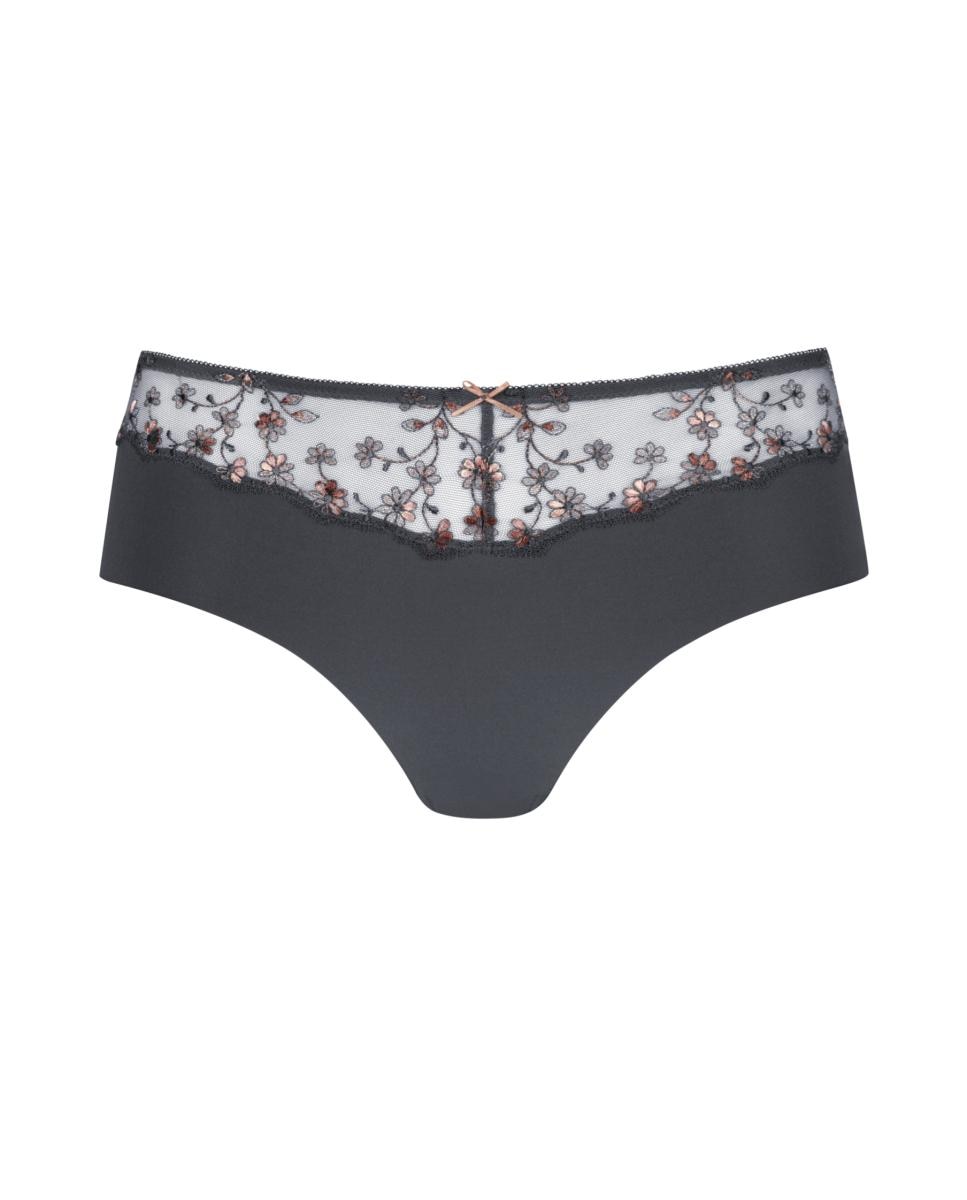 Corte Hipster Cómodo e Sedutor Cinzento-escuro-4