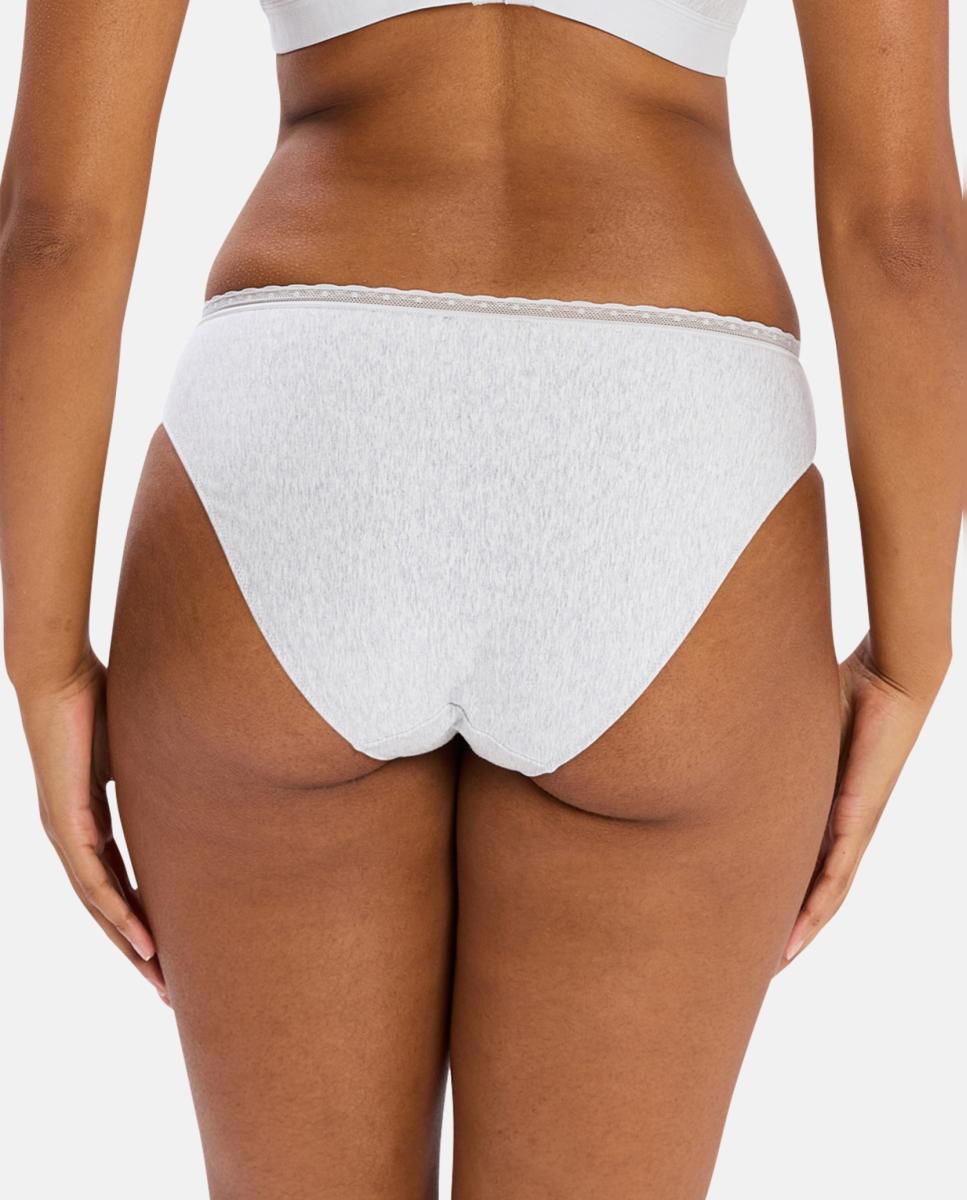 Cueca de algodão Cinzento-claro-2