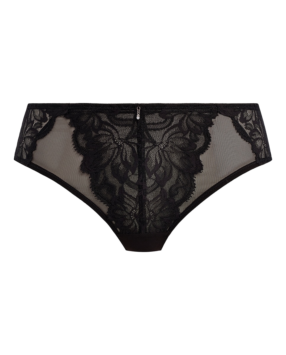 Tanga Asa Delta com Renda Floral Plana e Tule Azul-3