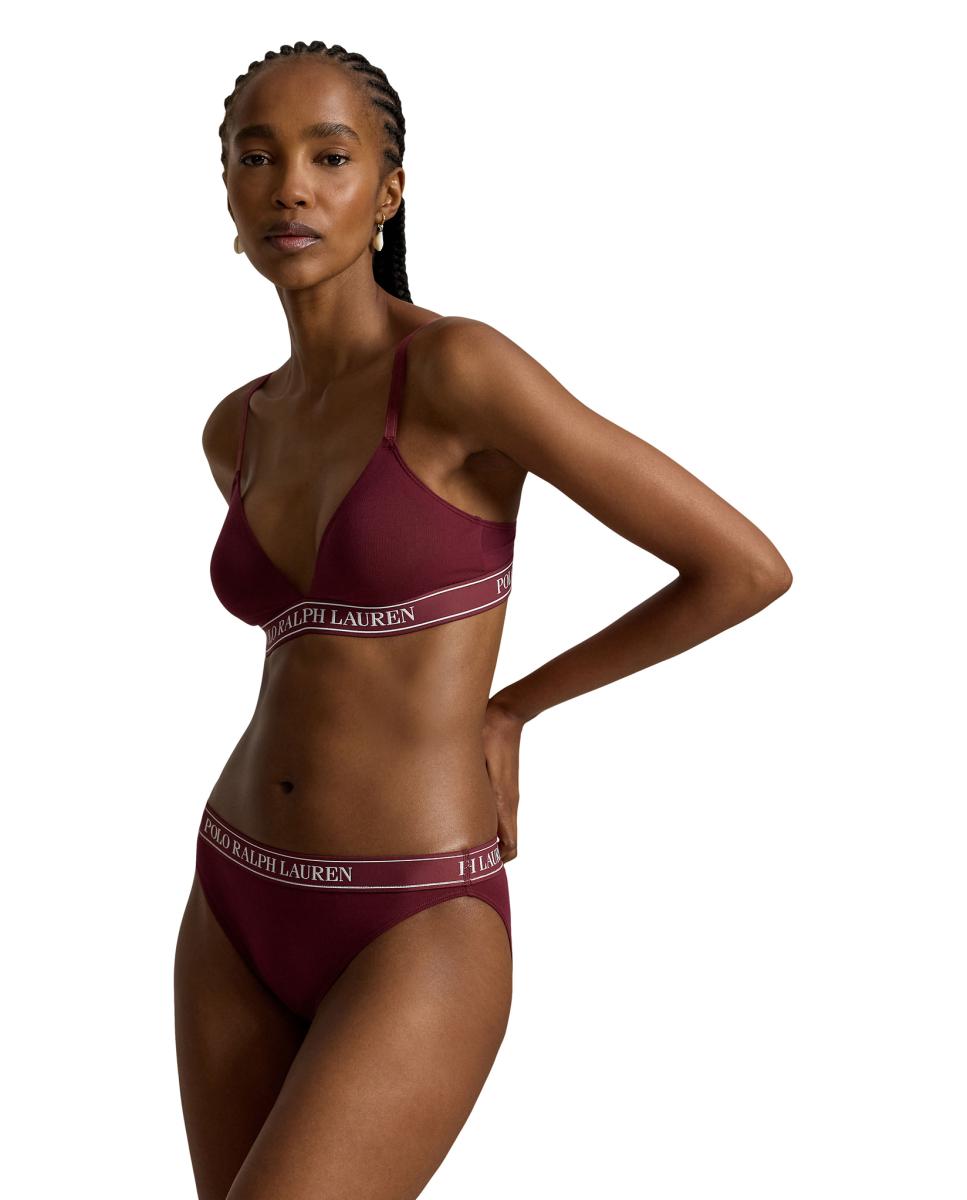 Imagen 4 de Braga tipo bikini Polo Essentials - Polo Ralph Lauren - Granate Granate