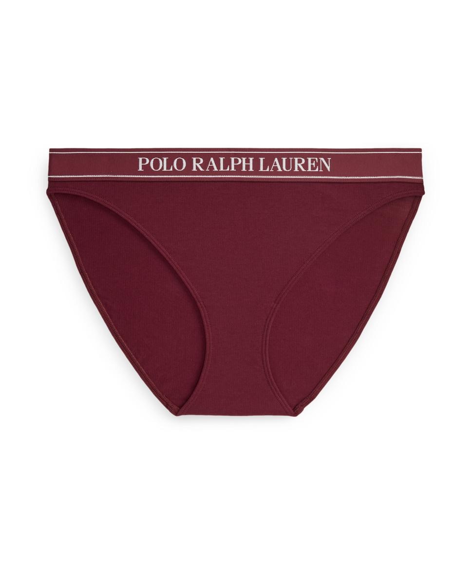 Imagen 5 de Braga tipo bikini Polo Essentials - Polo Ralph Lauren - Granate Granate