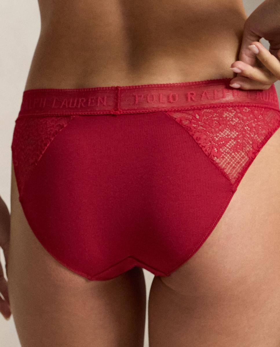 Imagen 2 de Braga tipo bikini Love Collection - Polo Ralph Lauren - Granate Granate
