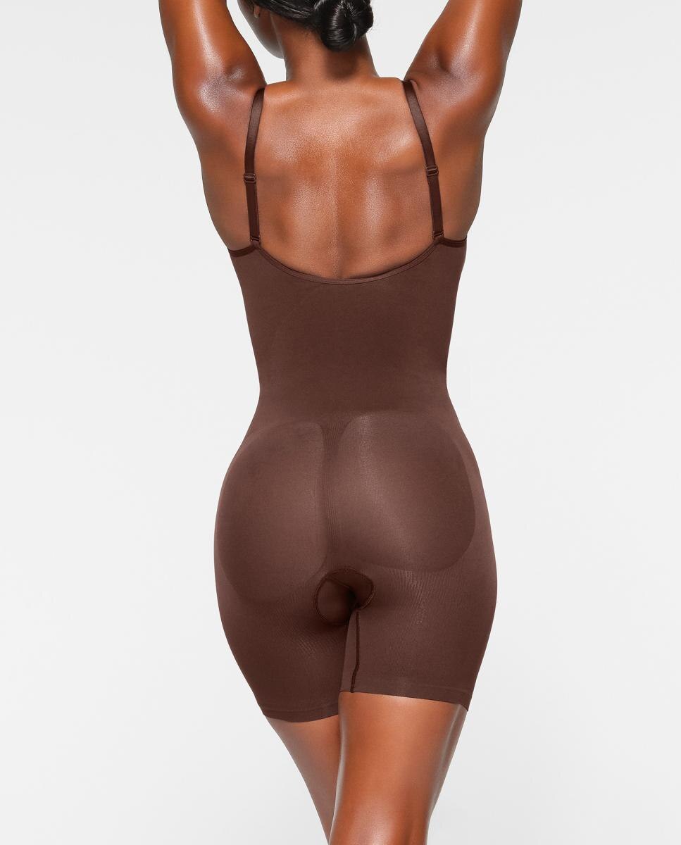 Body pantalon con tirantes - Skims - Marrón Marrón-2