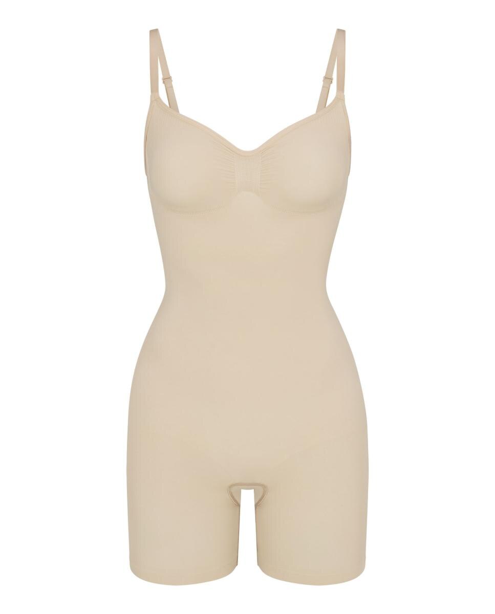 Body pantalon con tirantes - Skims - Beige Beige-4