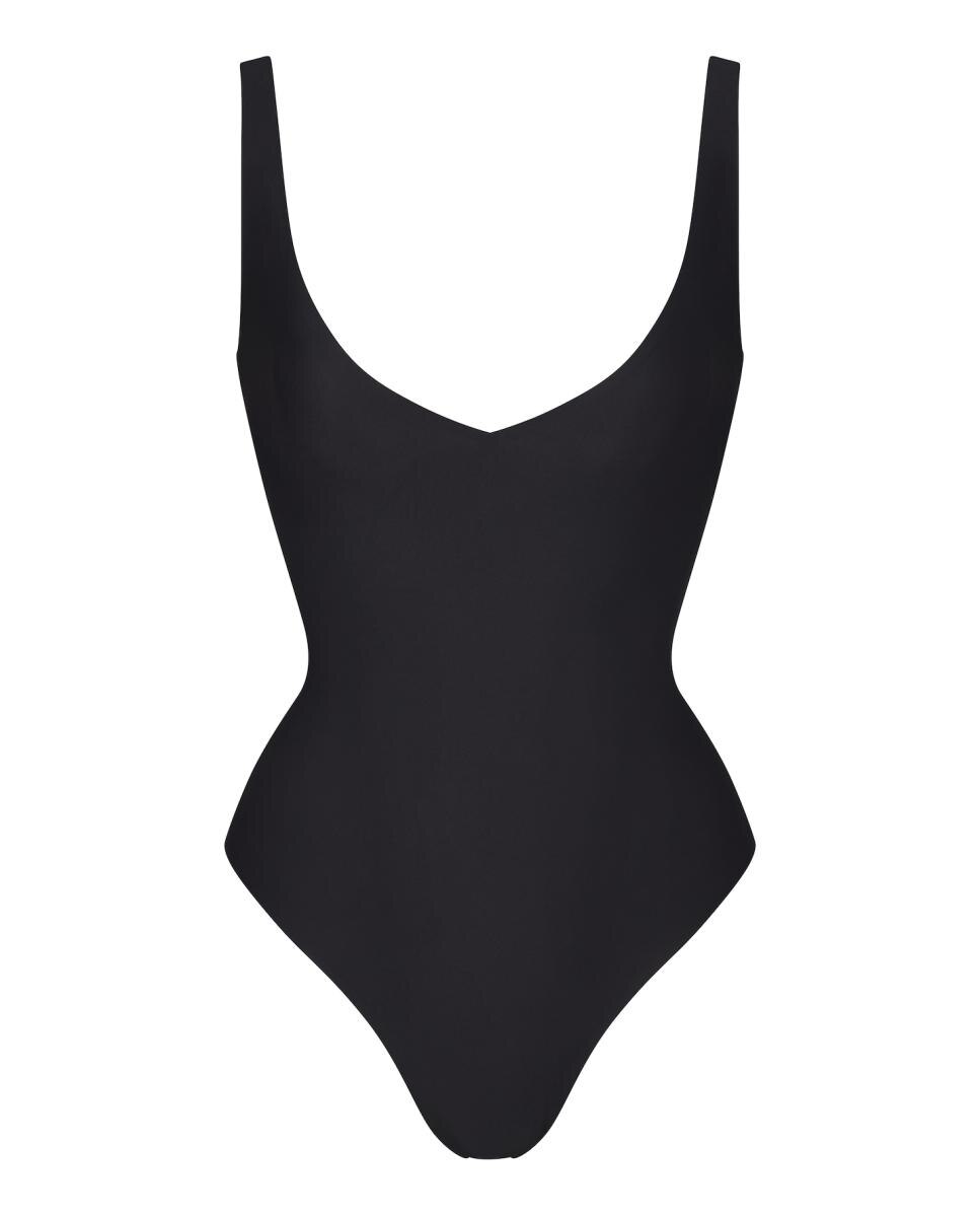 Body escote profundo. de mujer - Skims - Negro Negro-4