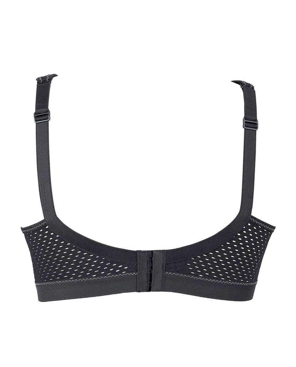 Sujetador de mujer de Anita deportivo sin aros - Negro Negro-4