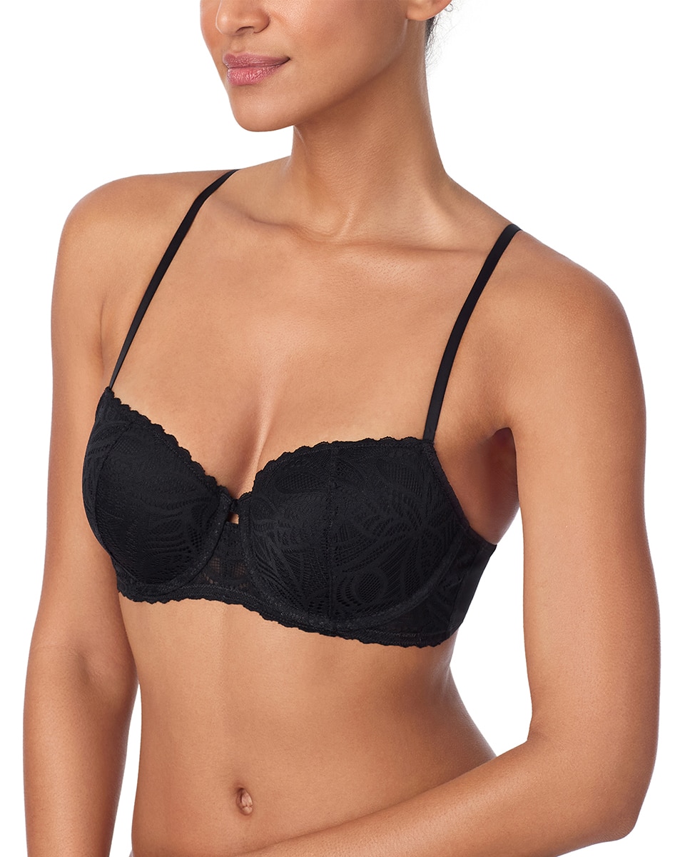 Imagen 3 de Sujetador de mujer balconette de encaje - DKNY - Negro Negro