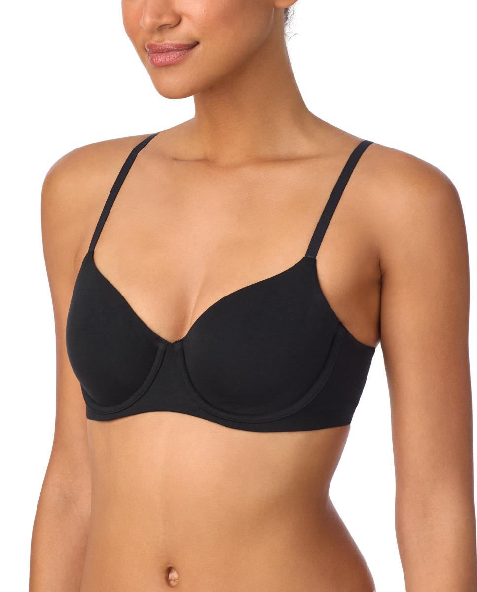 Sujetador de mujer de algodón y modal - DKNY - Negros Negros-2