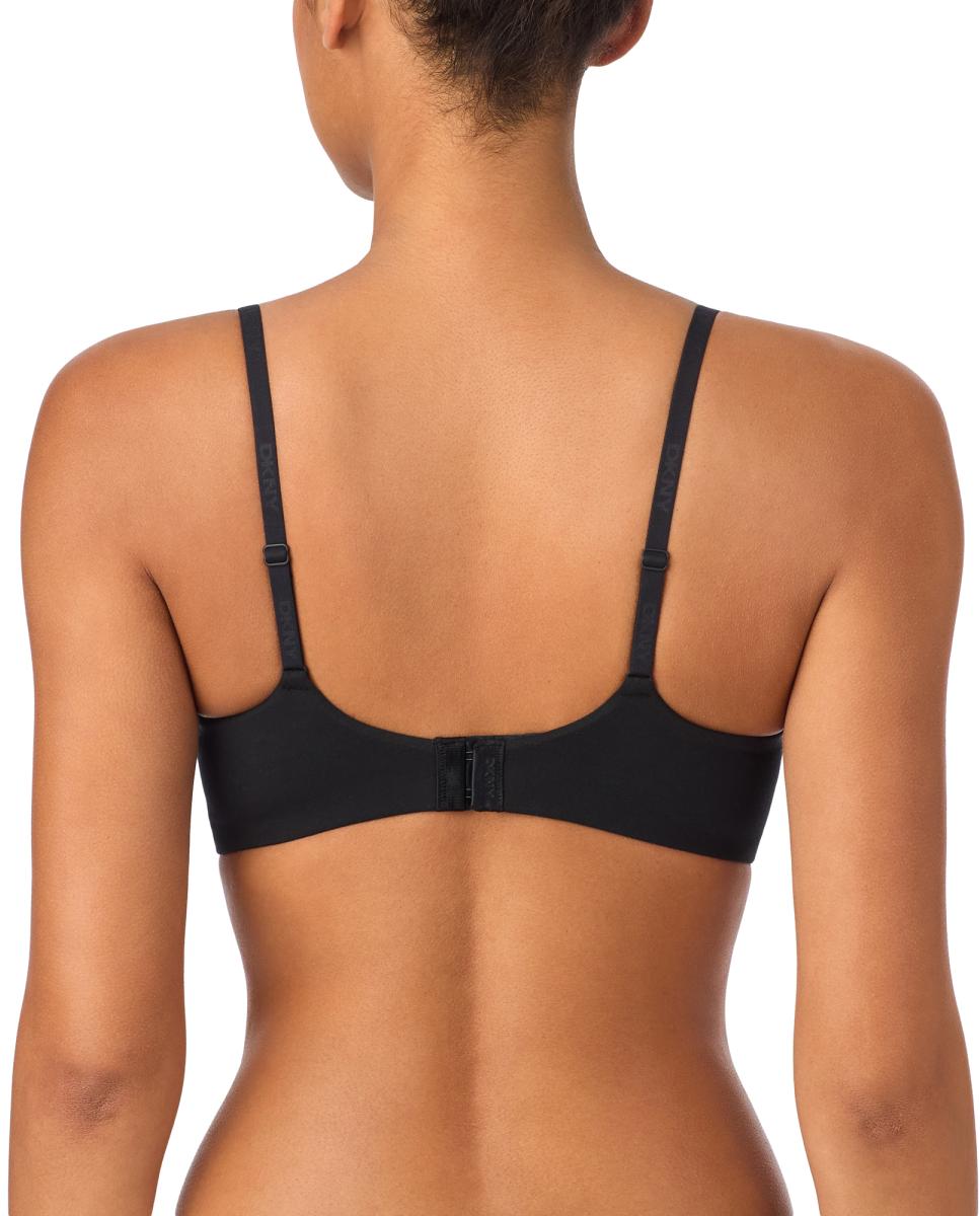 Sujetador de mujer de algodón y modal - DKNY - Negros Negros-3