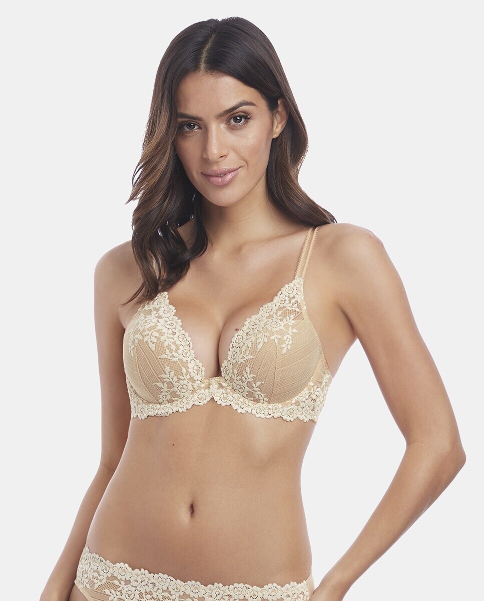 Sujetador Embrace Lace tipo triángulo con aro y foam - Wacoal - Beige Beige-1