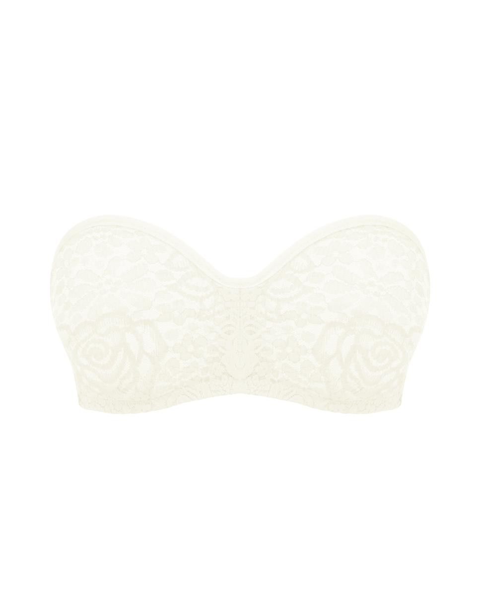 Soutien Halo Lace Tipo Bandeau com Aro Cru-3