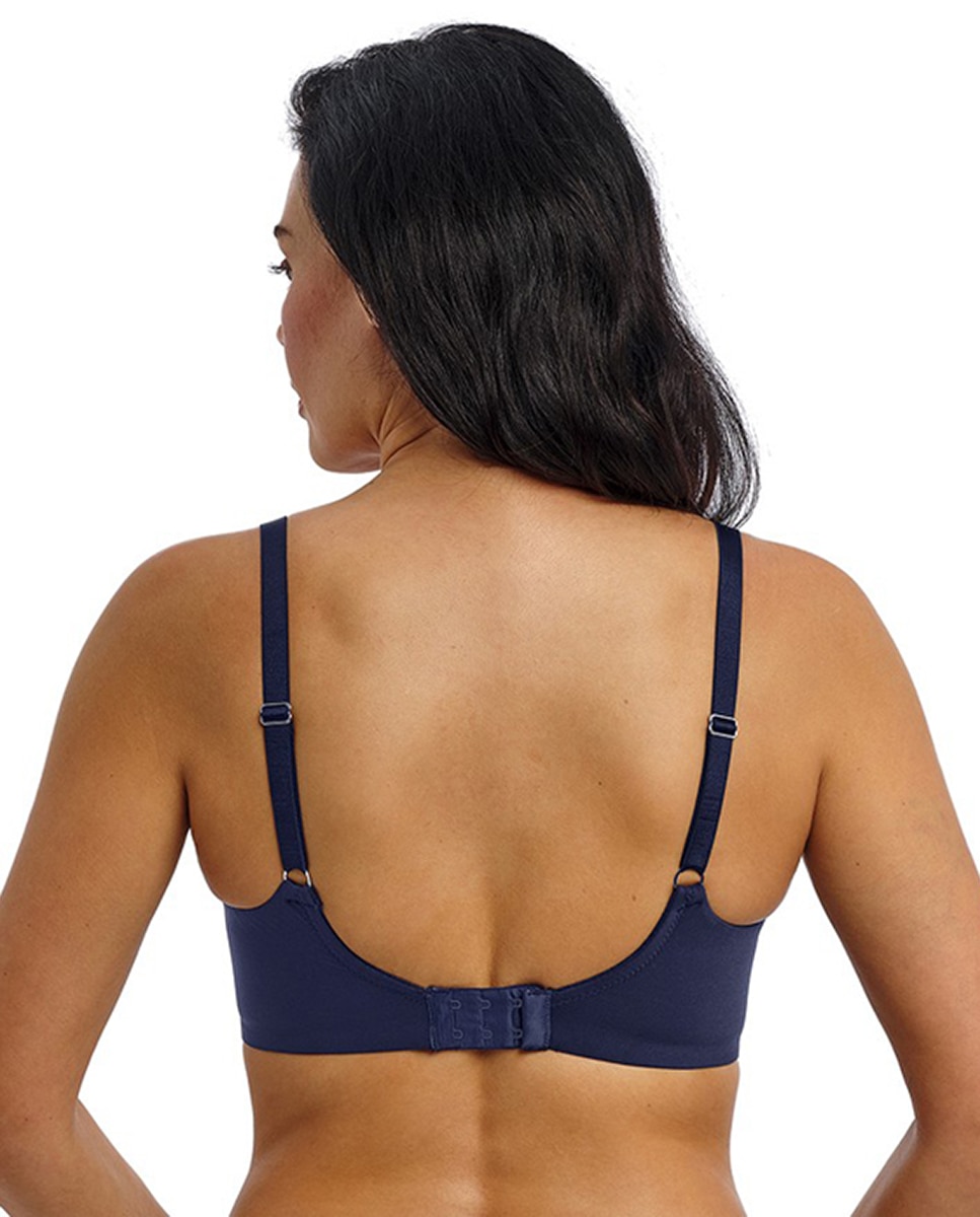 Soutien com Aro e Renda Floral Azul-3