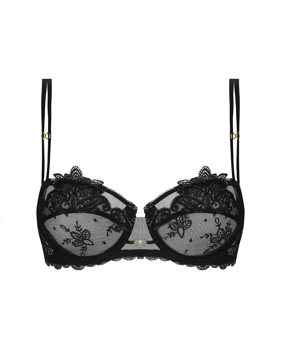 Soutien balconette com aros Preto-5
