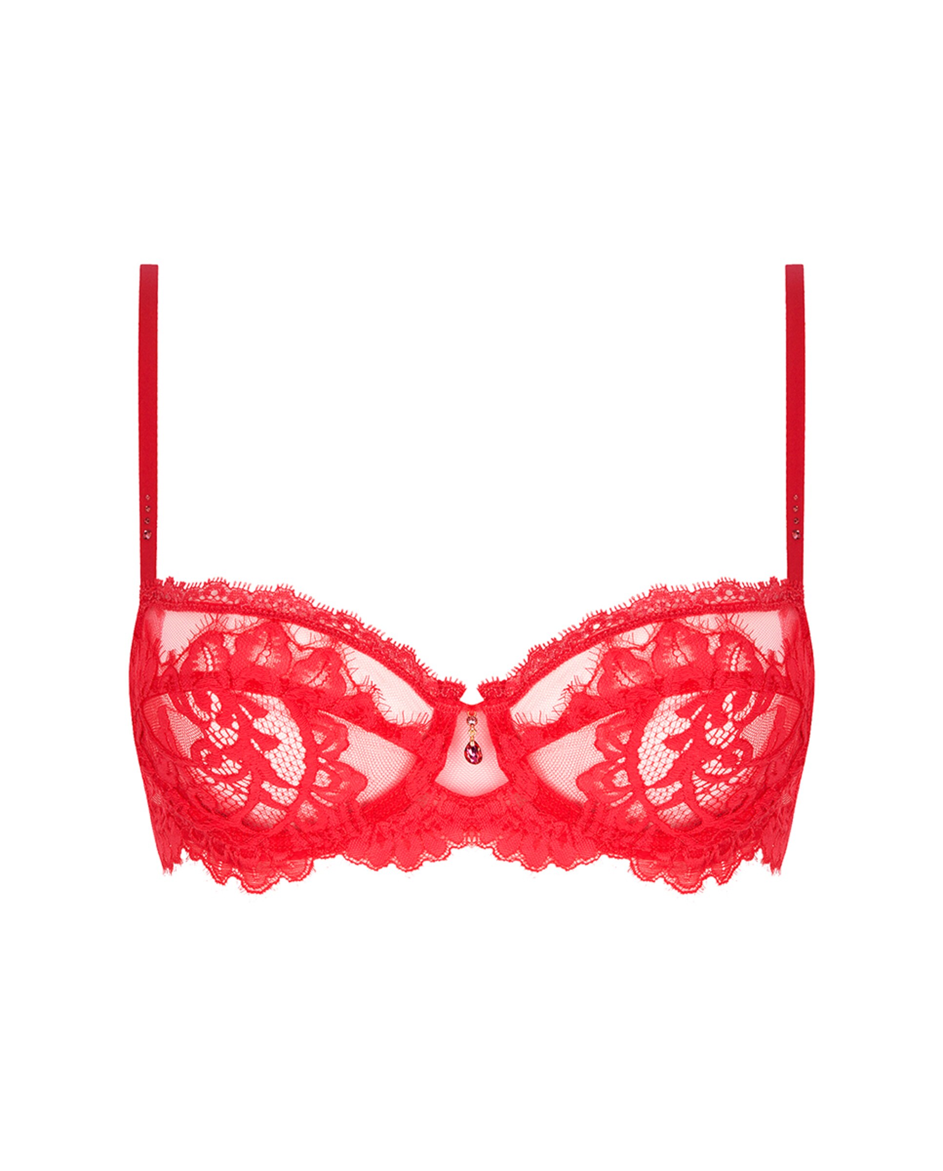 Soutien Balconette com Aros e sem Enchimento Rosa-4