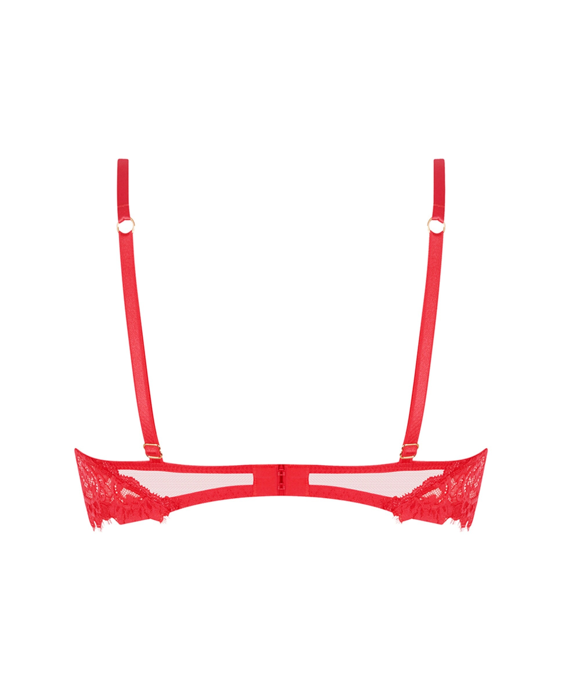 Soutien Balconette com Aros e sem Enchimento Rosa-5