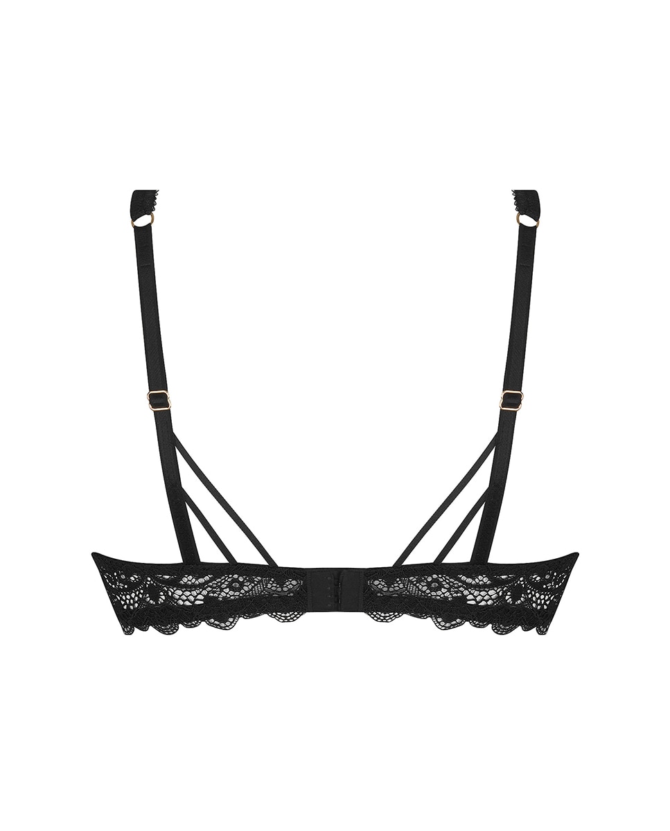 Soutien triangular com enchimento Preto-5