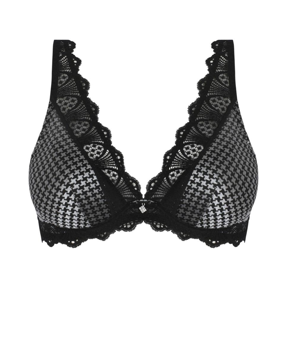 Soutien com Enchimento e Aros Preto-2