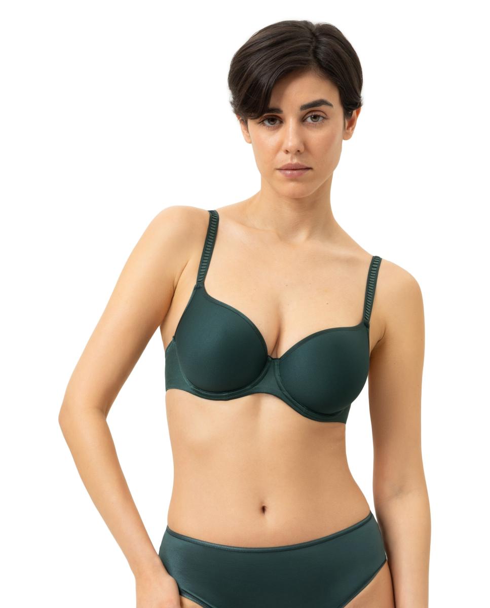 Sujetador spacer copa envolvente - Mey - Verde oscuro Verde oscuro-1